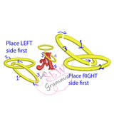 Halo Embellishment Embroidery Design