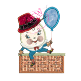 Humpty Dumpty Applique Design