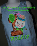 Humpty Dumpty Applique Design