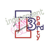 Independent 3rd Party Applique Design