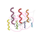 Party Streamer Embroidery Embellishment Set