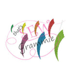 Party Streamer Embroidery Embellishment Set