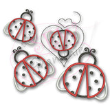 Lady Bug Applique Design