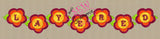 In the Hoop Monogram Flower A-Z Feltie or applique SET