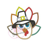 Grammie's Little Turkey Applique Design