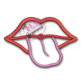 In the Hoop Blah Lolli-Proppie Lips for Valentines Lollipops