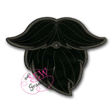 In the Hoop LolliProppie Goatee for Lollipops Applique Patch
