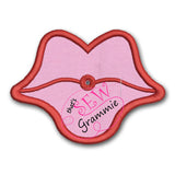In the Hoop LolliProppie Lips for Lollipops Applique Patch