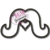 In the Hoop Long Mustache Lolli-Proppie for Valentines Lollipops