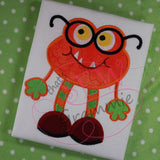 Little Monster Simon Applique Design