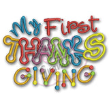 My First Thanksgiving Applique Design