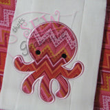 Baby Octopus Applique Design