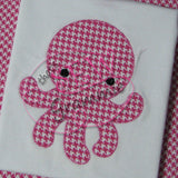 Baby Octopus Applique Design