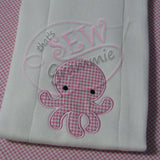 Baby Octopus Applique Design