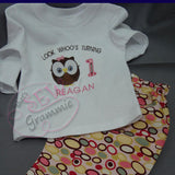 Owl Cutie Applique Design