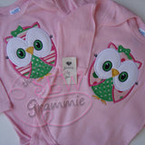 Owl Cutie Applique Design