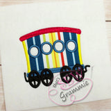 Choo Choo Train Passenger Applique Design