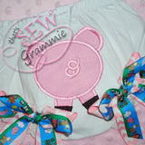Barnyard Buddy PIG Applique Design - Butt