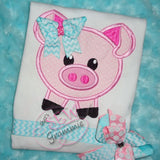 Barnyard Buddy PIG Applique Design