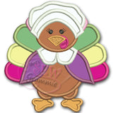 Turkey Pilgrim GIRL Applique Design