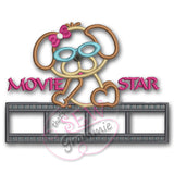 Pup Movie Star Applique Design