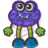 Little Monster Ziggy Applique Design