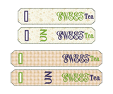 ITH Raggy Tag Tea Time - LARGE set only In the Hoop