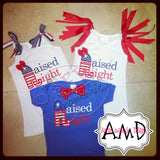 Raised Right Applique Design