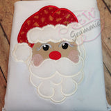 Santa Face Applique Design