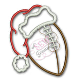 Santa Football Applique Design
