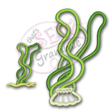 Seaweed Applique Design to coordinate with baby sea creature designs