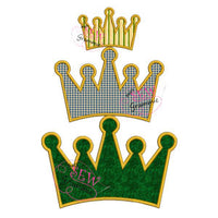 Simple Crown Applique Design only $1