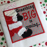 Santa Applique Design Something BIG is coming