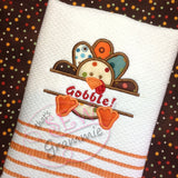 Split Turkey Applique Design