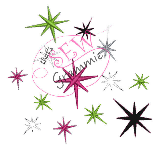 Just Star Bling Embellishment Embroidery Designs