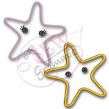 Baby Starfish Applique Design