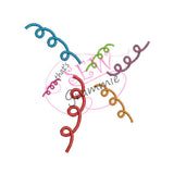 Party Streamer Embroidery Embellishment Set