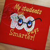 My Students 100 Days Smarter Applique Design