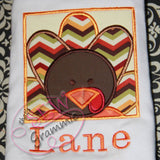 Turkey Box Applique Design