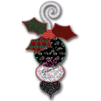 Vintage Ornament Applique Design LARGE