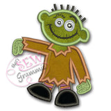 Zombie Boy ONE Applique Design