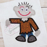 Zombie Boy ONE Applique Design