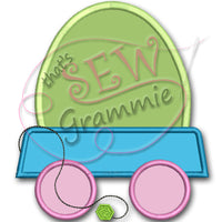 Egg Wagon ONE Applique Design