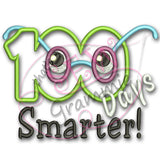 100 Days Smarter Applique Design