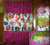In the Hoop Crayon Rolls in 5x7 hoop - 2 sizes!
