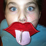 In the Hoop Lips & Mustache Lolli-Proppie SET for Valentines Day