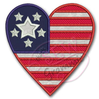 American Love TWO Applique Design