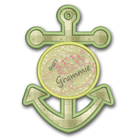Anchor Font Frame Applique Design