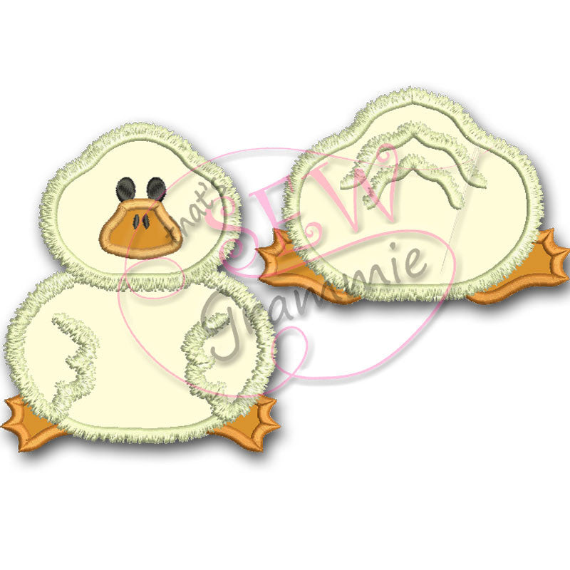 Baby Duck Front & Back Applique
