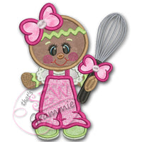 Baking Ginger w Whisk Applique Design